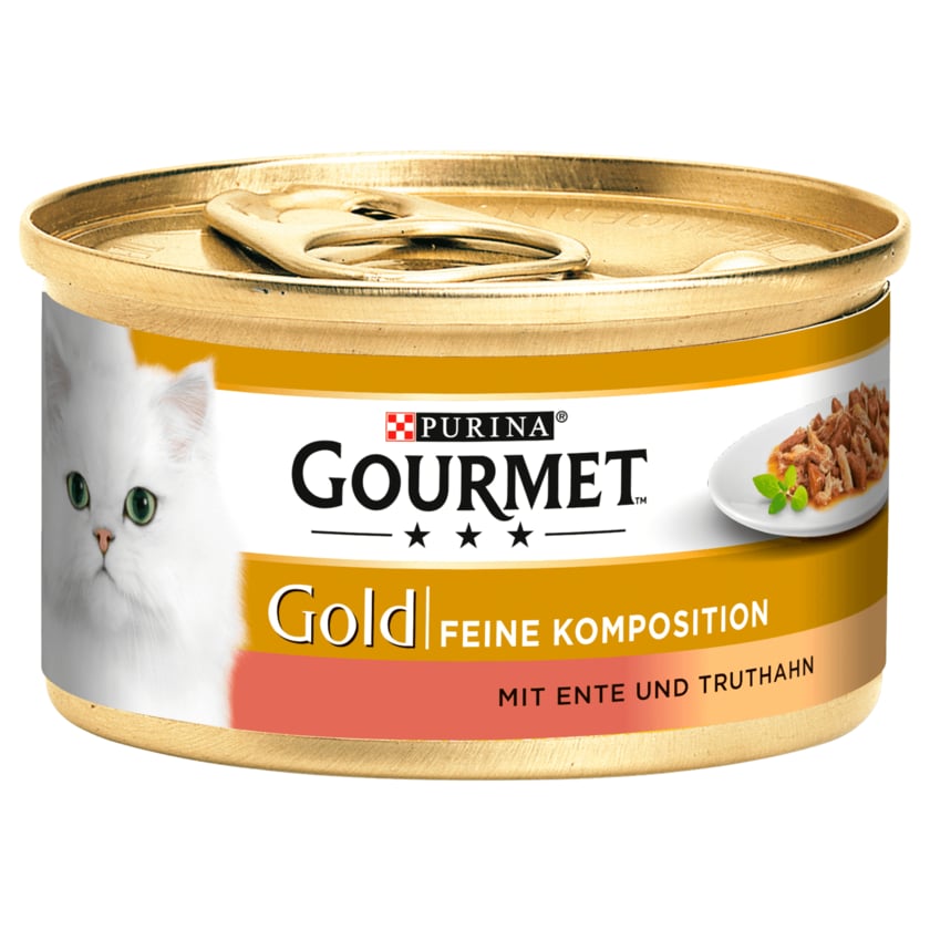 Gourmet Gold Feine Komposition mit Ente & Truthahn 85g